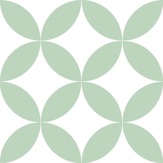 tokio verde 225x225 patterned floor tile